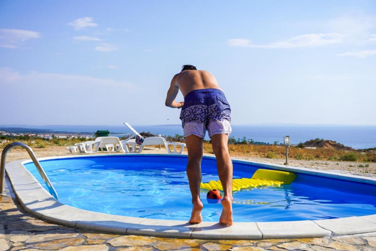 Beautiful Secluded Area Near Novalja Vacation House With Pool And Sea View Villa Lara Exterior foto